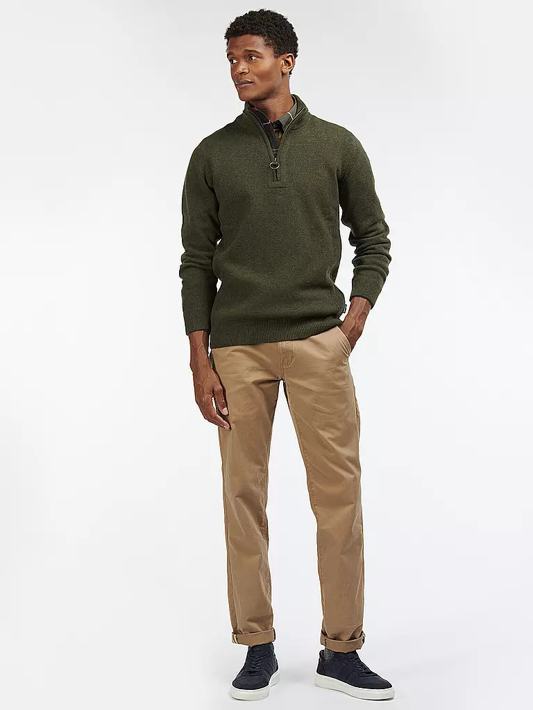 BARBOUR | Troyer Pullover HOLDIN  | Oliva