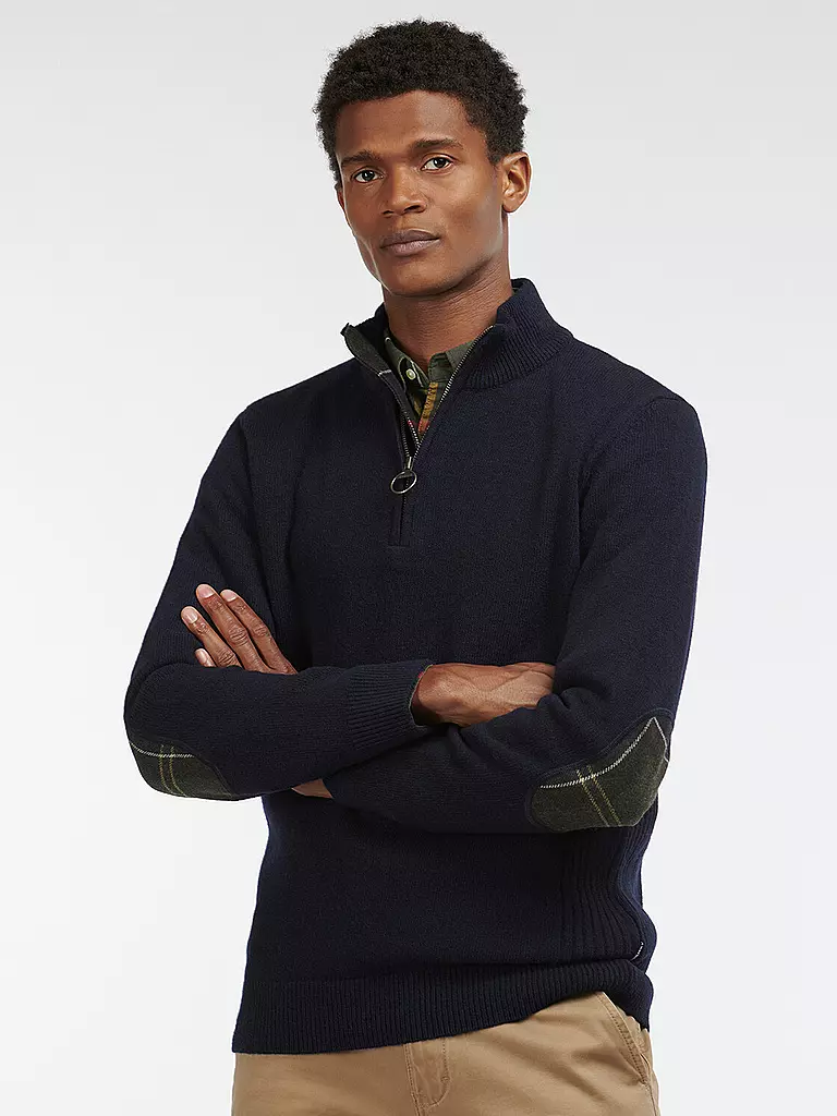 BARBOUR | Troyer Pullover HOLDIN  | Blu scuro