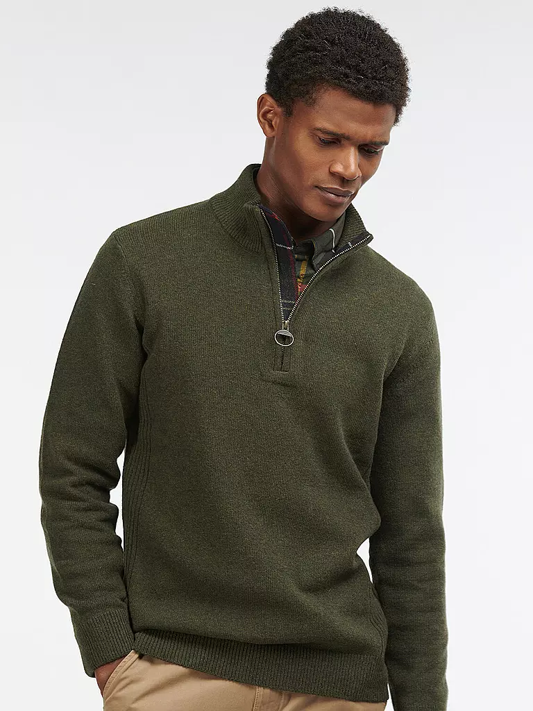 BARBOUR | Troyer Pullover HOLDIN  | Oliva