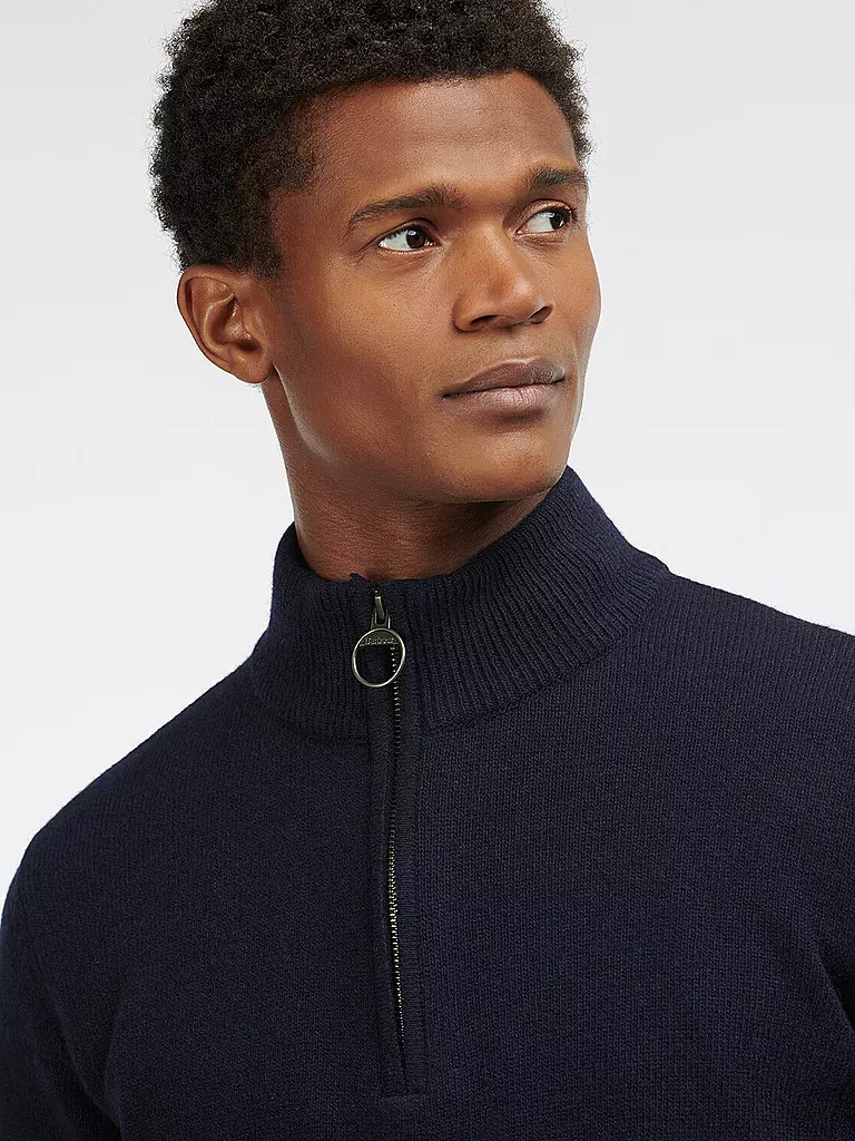 BARBOUR | Troyer Pullover HOLDIN  | Blu scuro