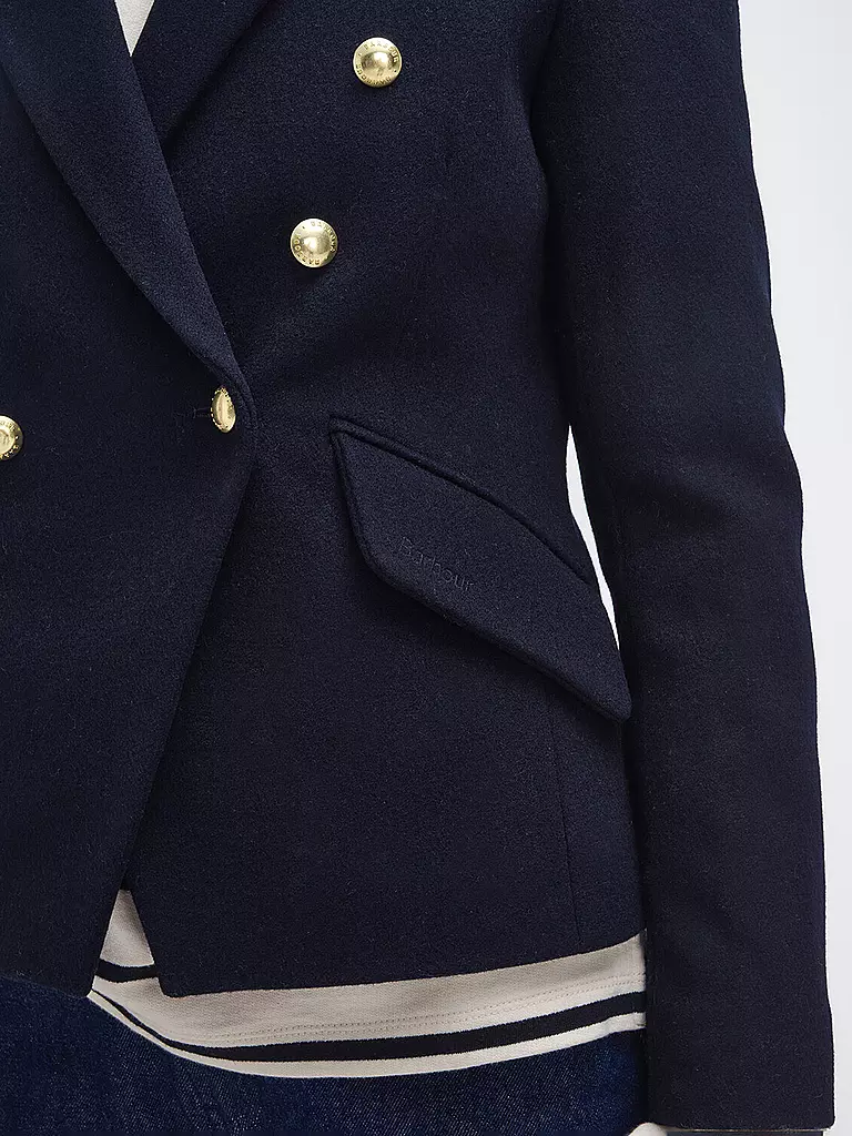 BARBOUR | Wollblazer DARLY MILITARY  | Blu scuro