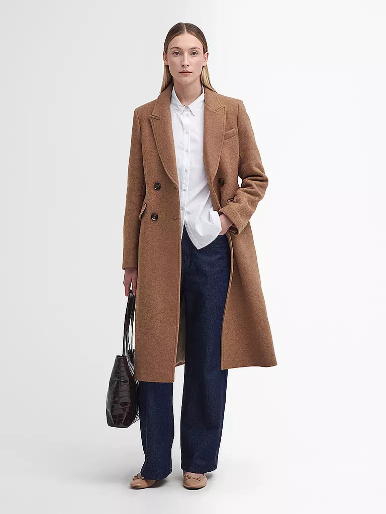 BARBOUR | Wollmantel MARYLIN | Cammello