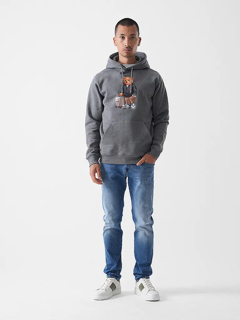 BARON FILOU | Kapuzensweater - Felpa con cappuccio THE JETSET TRAVELER | Grigio