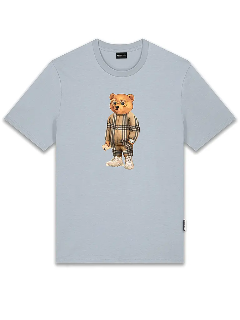 BARON FILOU | T-Shirt THE TRACKSUIT ICON | Blu chiaro