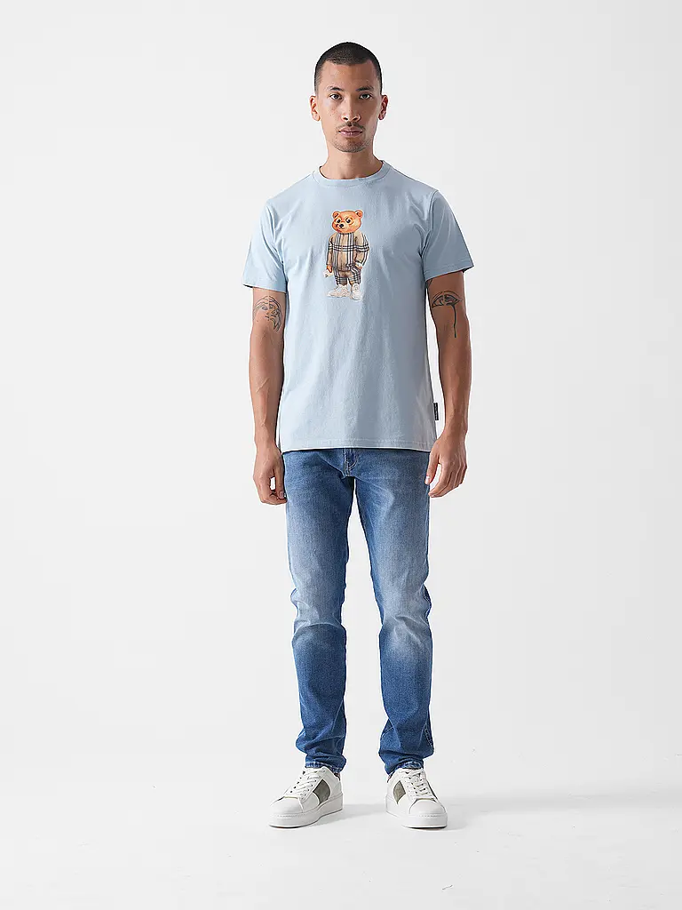 BARON FILOU | T-Shirt THE TRACKSUIT ICON | Blu chiaro