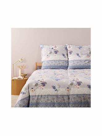 BASSETTI | Biancheria da letto in raso HANAMI 70x90cm/140x200cm Blu
