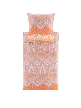 BASSETTI | Biancheria da letto in raso ISOLABELLA 70x90cm/140x200cm Arancione