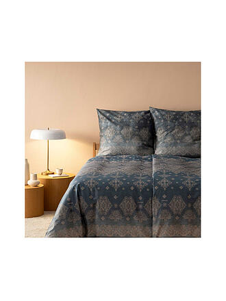 BASSETTI | Biancheria da letto in raso 70x90cm / 140x200cm KERALA Grigio