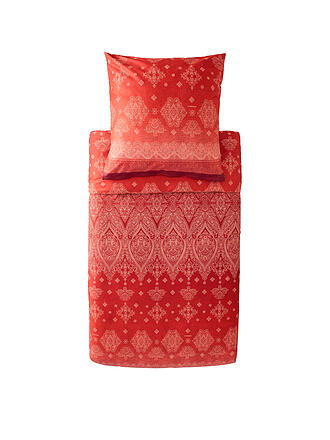 BASSETTI | Biancheria da letto in raso 70x90cm / 140x200cm KERALA Bordeaux