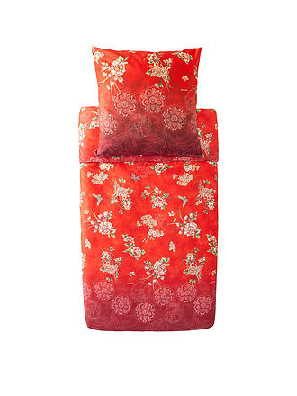 BASSETTI | Biancheria da letto in raso 70x90cm / 140x200cm ESPERIDI Rosso
