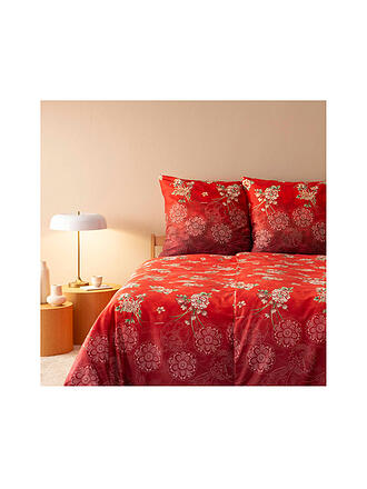 BASSETTI | Biancheria da letto in raso 70x90cm / 140x200cm ESPERIDI Rosso