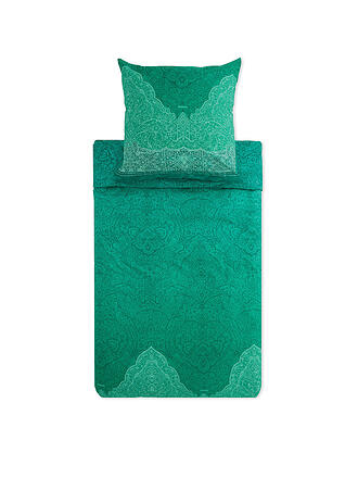 BASSETTI | Satin Bettwäsche DOLCEACQUA 70x90cm/140x200cm Verde