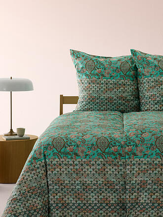 BASSETTI | Satin Bettwäsche TIGULLIO 70x90cm/140x200cm Verde Chiaro