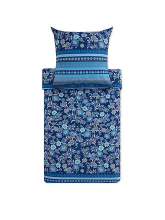 BASSETTI | Biancheria da letto in raso VARIGOTTI 70x90cm/140x200cm Blu