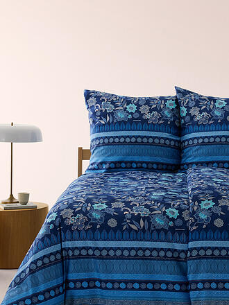 BASSETTI | Biancheria da letto in raso VARIGOTTI 70x90cm/140x200cm Blu