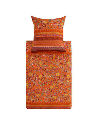 BASSETTI | Biancheria da letto in raso VARIGOTTI 70x90cm/140x200cm Arancione