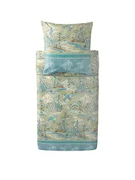 BASSETTI | Biancheria da letto in raso 70x90cm / 140x200cm ACQUAFORTE Verde | Menta