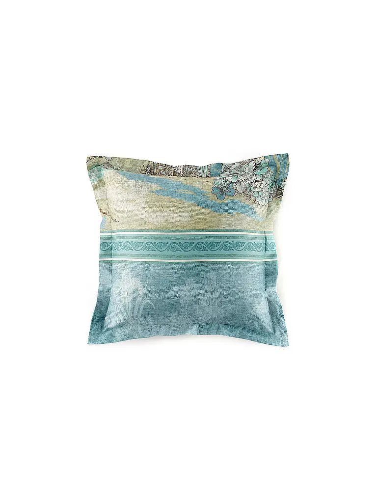 BASSETTI | Biancheria da letto in raso 70x90cm / 140x200cm ACQUAFORTE Verde | 
