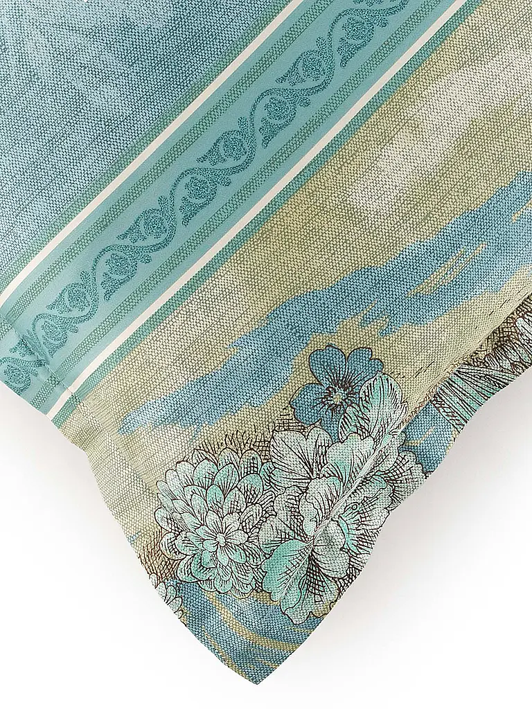 BASSETTI | Biancheria da letto in raso 70x90cm / 140x200cm ACQUAFORTE Verde | 