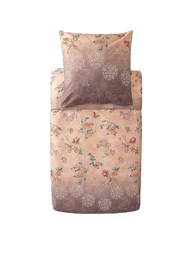 BASSETTI | Biancheria da letto in raso 70x90cm / 140x200cm ESPERIDI Beige | Beige