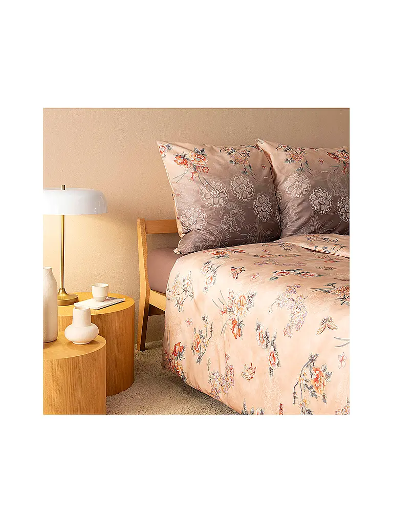 BASSETTI | Biancheria da letto in raso 70x90cm / 140x200cm ESPERIDI Beige | 