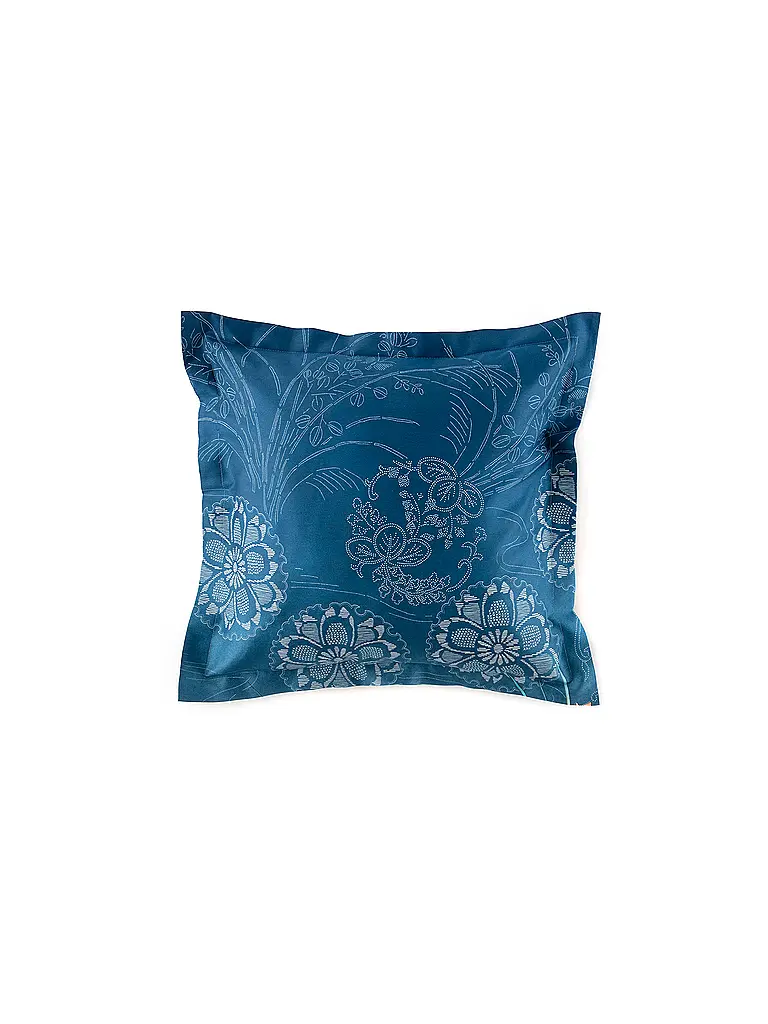 BASSETTI | Biancheria da letto in raso 70x90cm / 140x200cm ESPERIDI Petrolio | 
