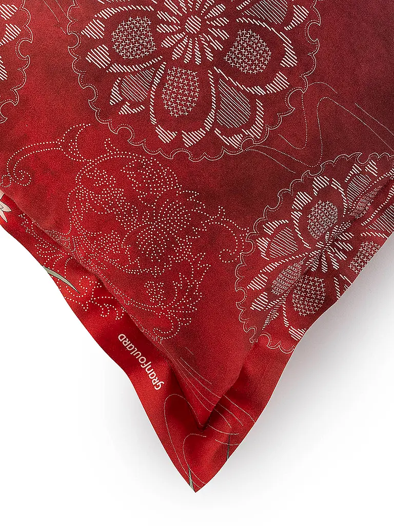 BASSETTI | Biancheria da letto in raso 70x90cm / 140x200cm ESPERIDI Rosso | 