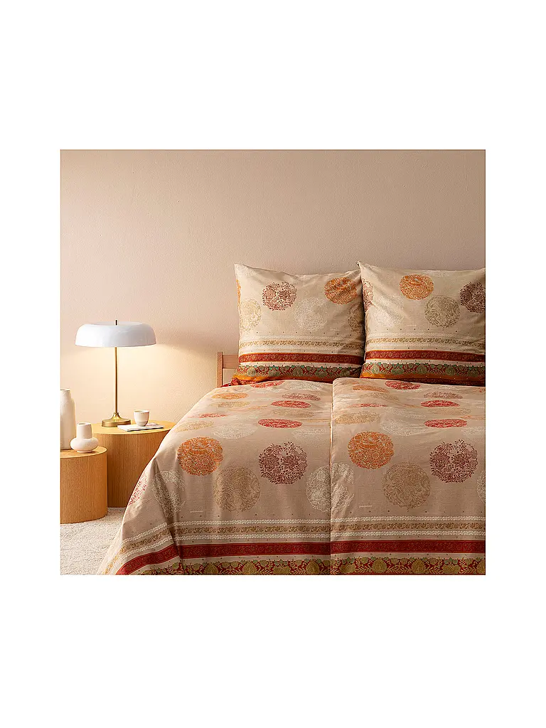 BASSETTI | Biancheria da letto in raso 70x90cm / 140x200cm FLORENCE Rosso | Rosso scuro