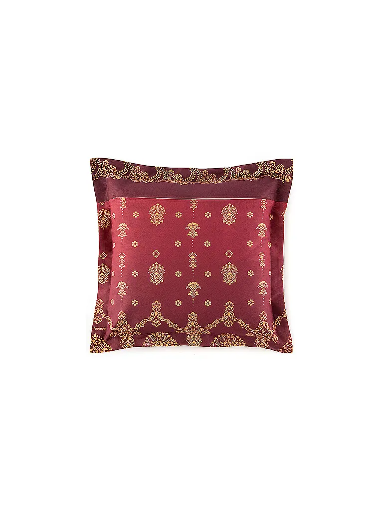 BASSETTI | Biancheria da letto in raso 70x90cm / 140x200cm GOLD DECOR Bordeaux |