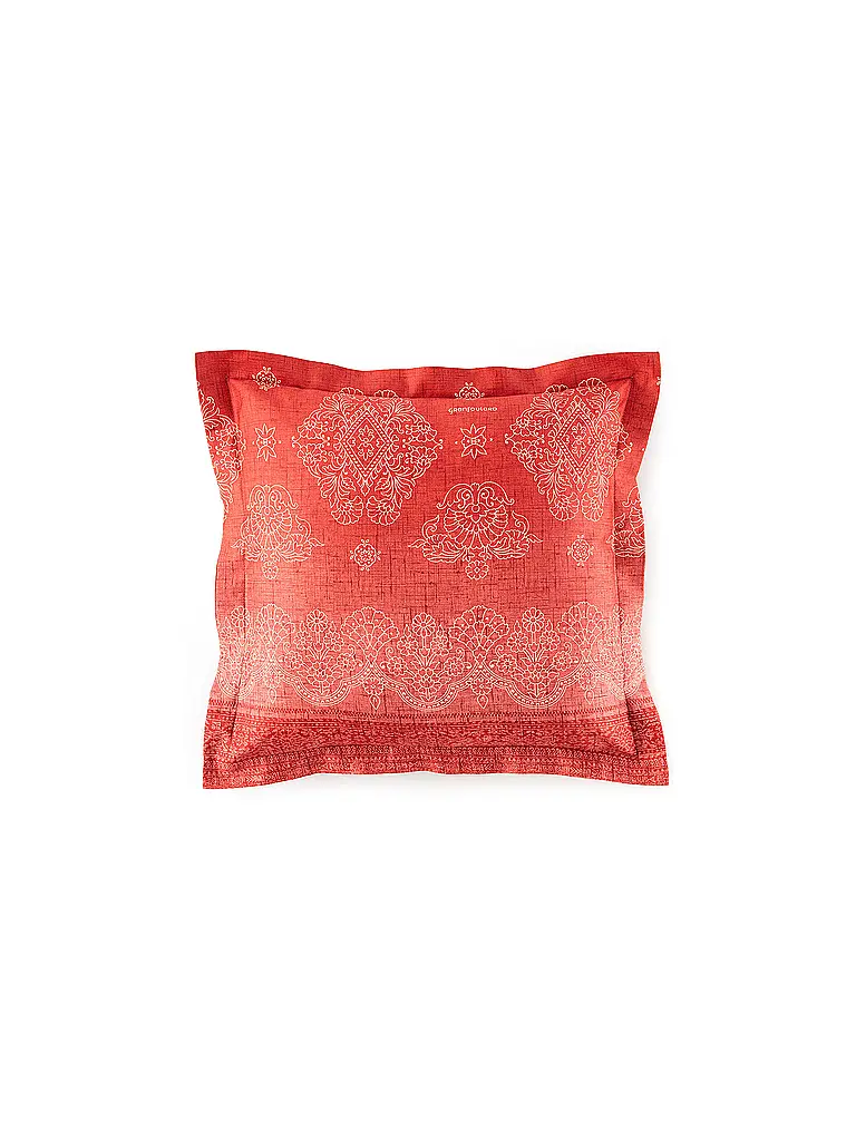 BASSETTI | Biancheria da letto in raso 70x90cm / 140x200cm KERALA Bordeaux | 