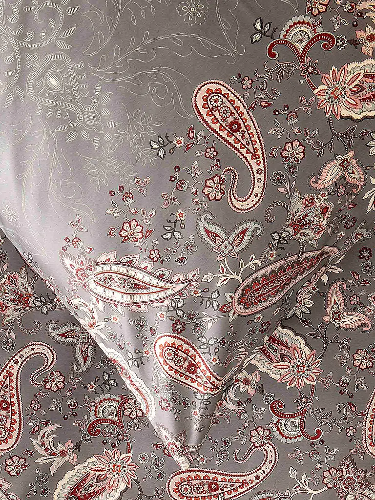 BASSETTI | Biancheria da letto in raso 70x90cm / 140x200cm MONNALISA Grigio | 