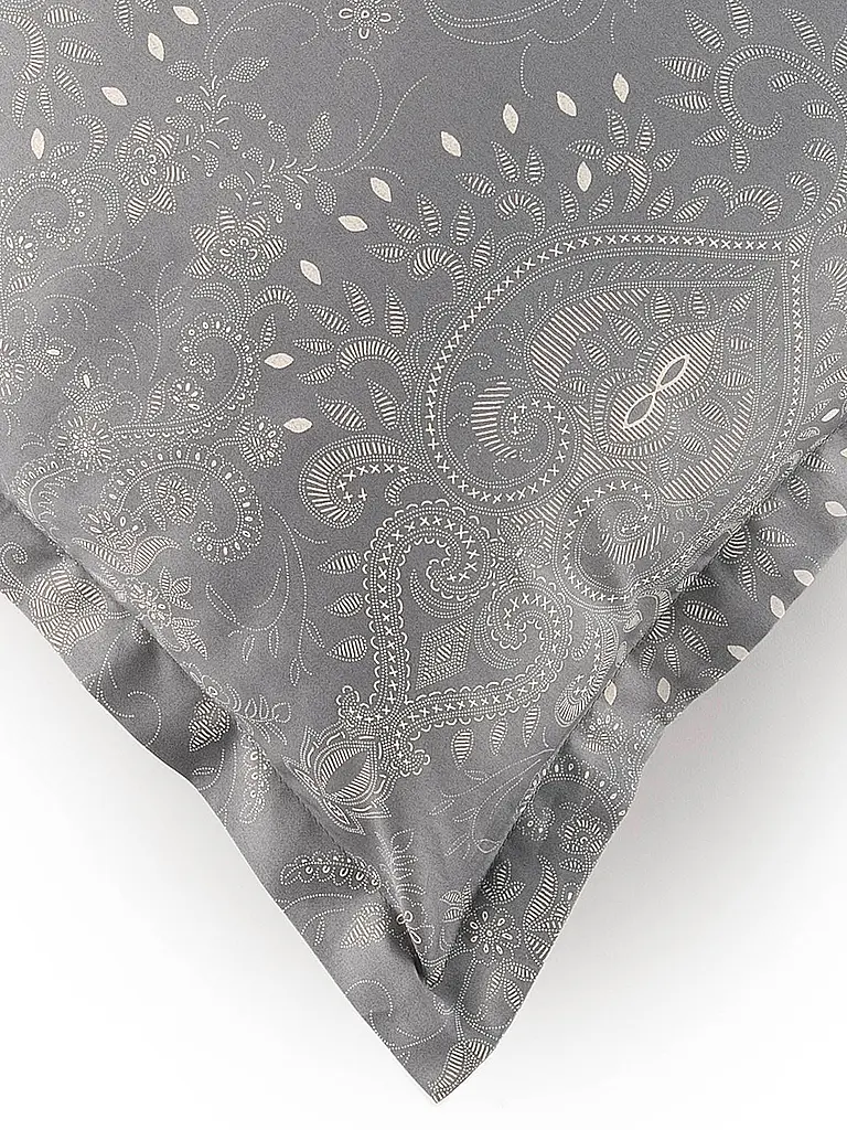 BASSETTI | Biancheria da letto in raso 70x90cm / 140x200cm MONNALISA Grigio | 