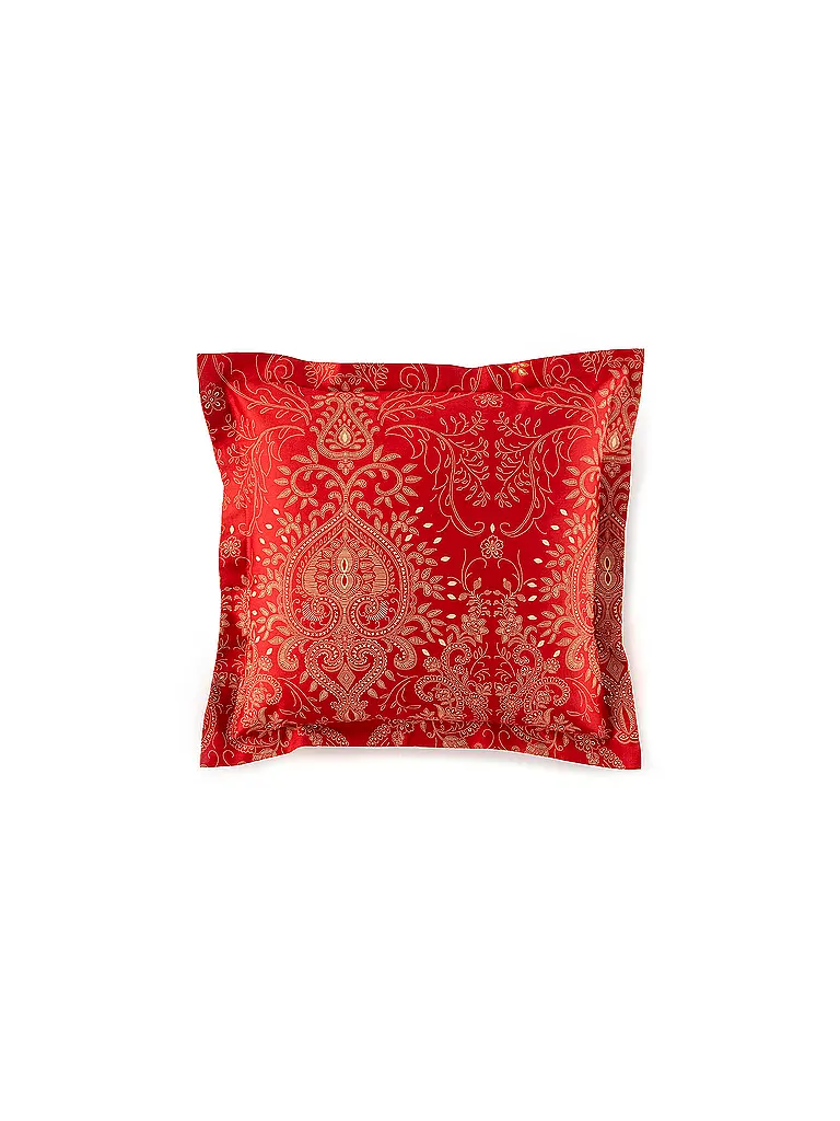 BASSETTI | Biancheria da letto in raso 70x90cm / 140x200cm MONNALISA Rosso | 