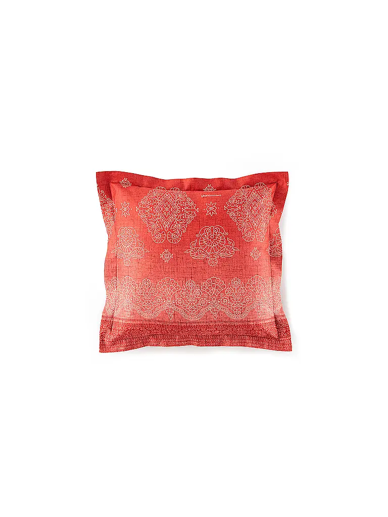 BASSETTI | Biancheria da letto in raso 70x90cm / 140x220cm KERALA Bordeaux | 