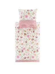 BASSETTI | Biancheria da letto in raso CASABLANCA 70x90cm/140x200cm Rosa antico | Rosa