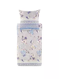 BASSETTI | Biancheria da letto in raso HANAMI 70x90cm/140x200cm Blu | Blu chiaro