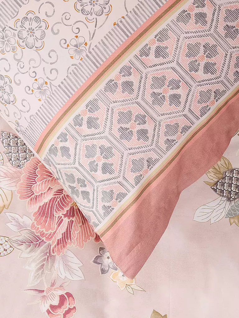 BASSETTI | Biancheria da letto in raso HANAMI 70x90cm/140x200cm Rosa |