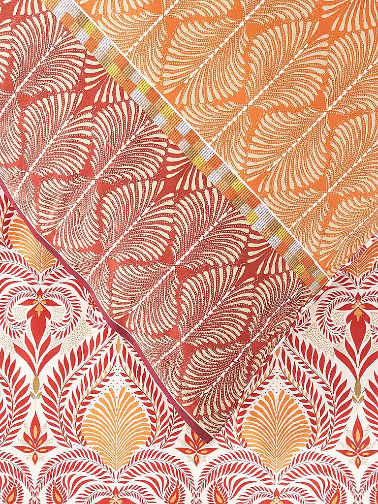 BASSETTI | Biancheria da letto in raso NAIROBI 70x90cm/140x220cm Corallo | 