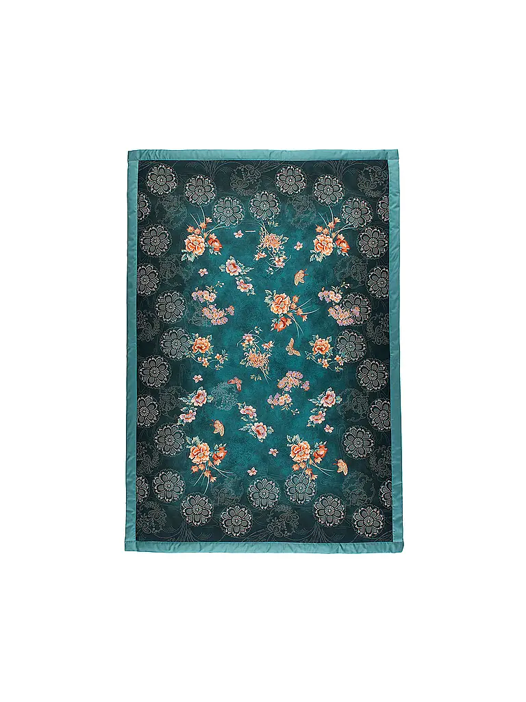 BASSETTI | Copriletto - Plaid 135x190cm ESPERIDI Petrolio | Petrolio