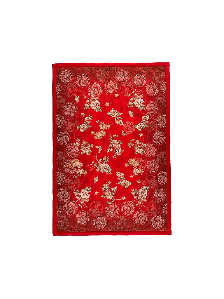 BASSETTI | Copriletto - Plaid 135x190cm ESPERIDI Rosso | Rosso