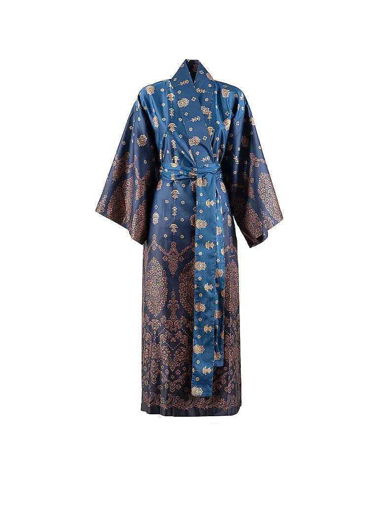 BASSETTI | Damen Kimono GOLD DECOR | Blu scuro