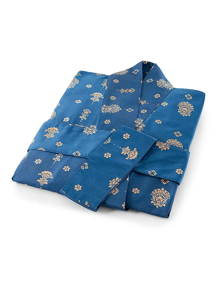 BASSETTI | Damen Kimono GOLD DECOR | Blu scuro