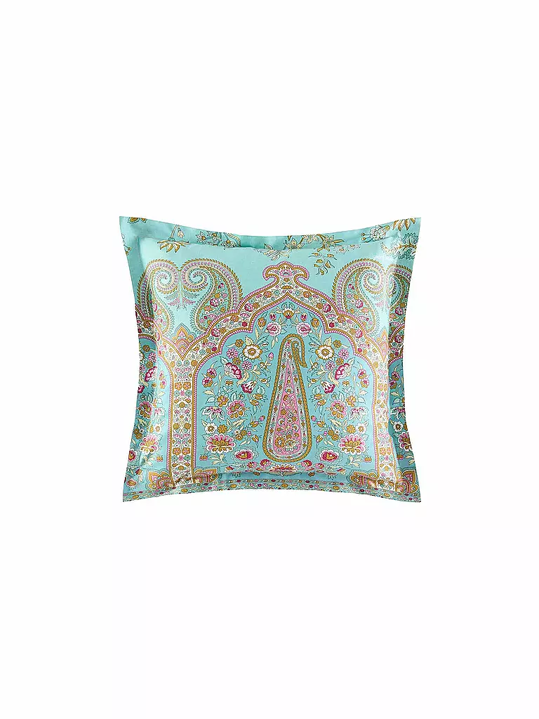 BASSETTI | Federa per cuscino INDIAN ROSES 50x50cm Menta | Menta