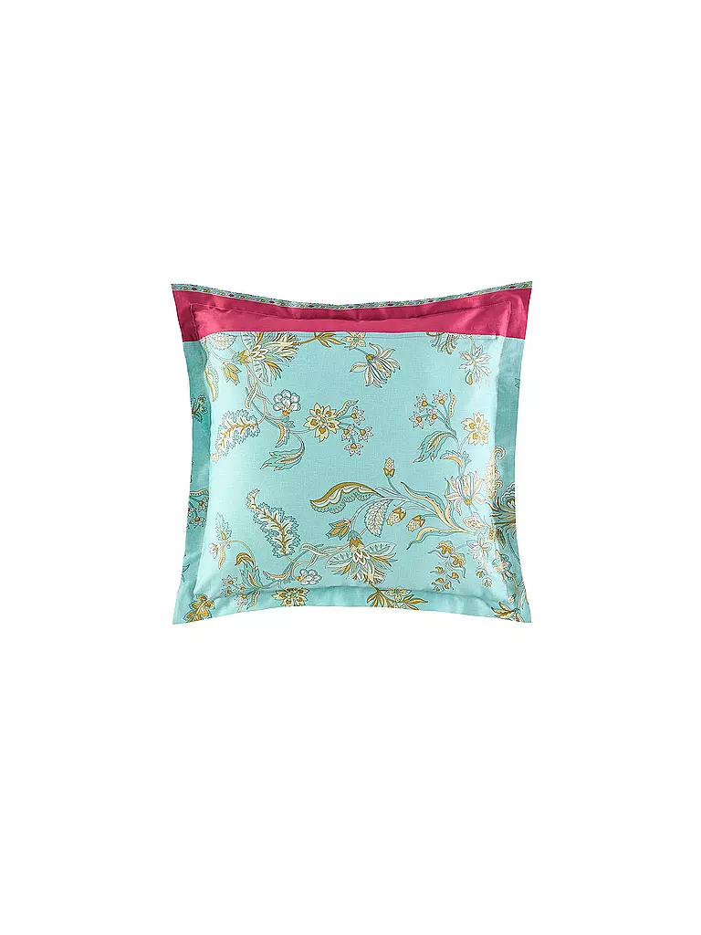 BASSETTI | Federa per cuscino INDIAN ROSES 50x50cm Menta | Menta