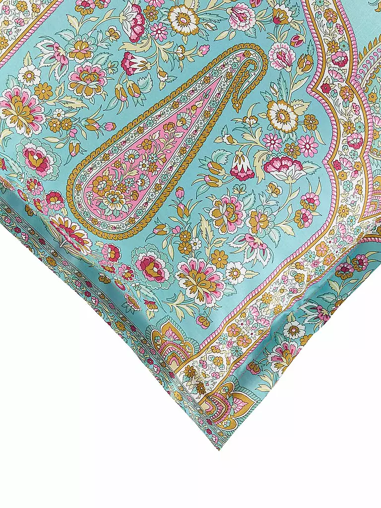 BASSETTI | Federa per cuscino INDIAN ROSES 50x50cm Menta | 