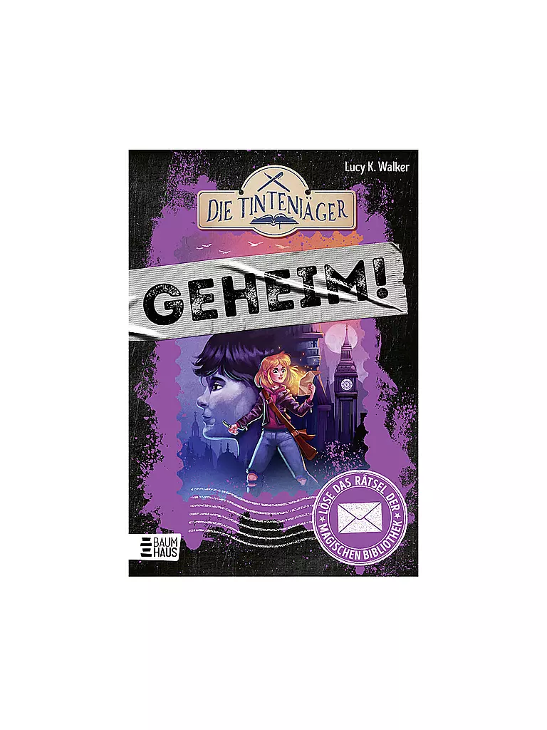 BAUMHAUS VERLAG | Die Tintenjäger - Löse das Rätsel der magischen Bibliothek | Senza colore