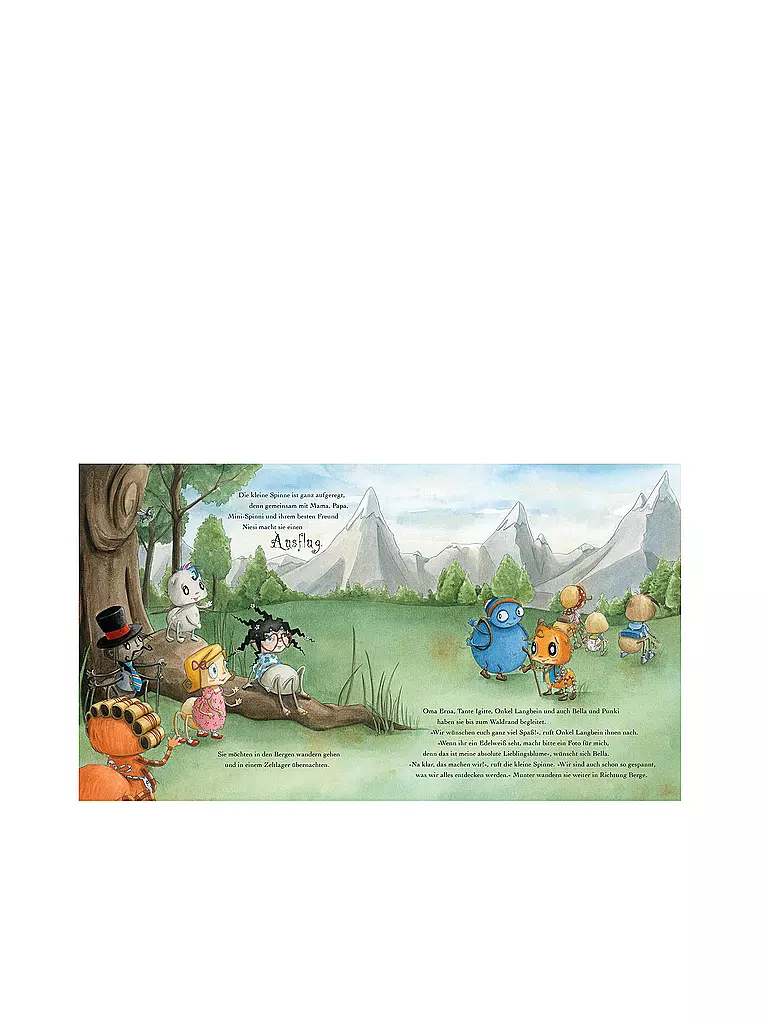 BAUMHAUS VERLAG | Libro - La piccola Ragnetta Schifosa - Avventure in montagna (Volume 10) | Senza colore