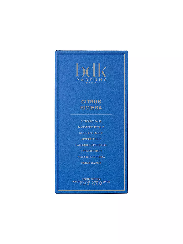 BDK | Citrus Rivera Eau de Parfum 100ml | Senza colore