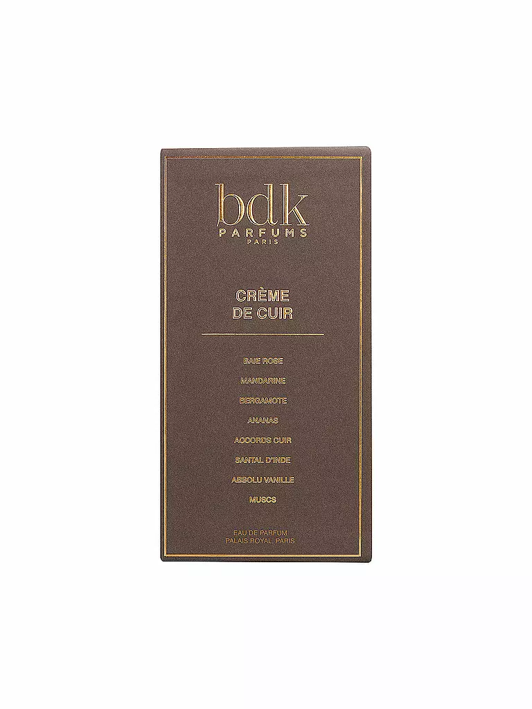 BDK | Crème de Cuir Eau de Parfum Spray Naturale 100ml | Senza colore