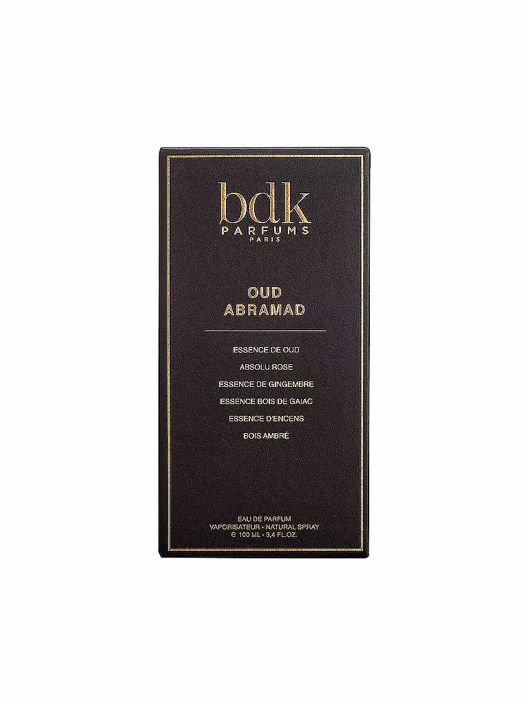 BDK | Oud Abramad Eau de Parfum Spray Naturale 100ml | Senza colore